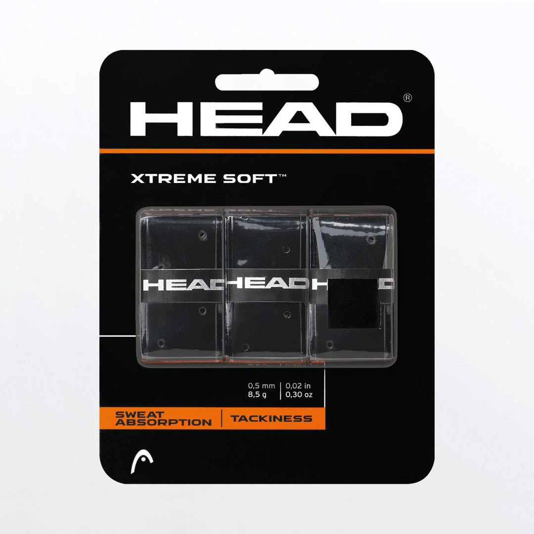 Head Xtreme Soft Overgrips Black