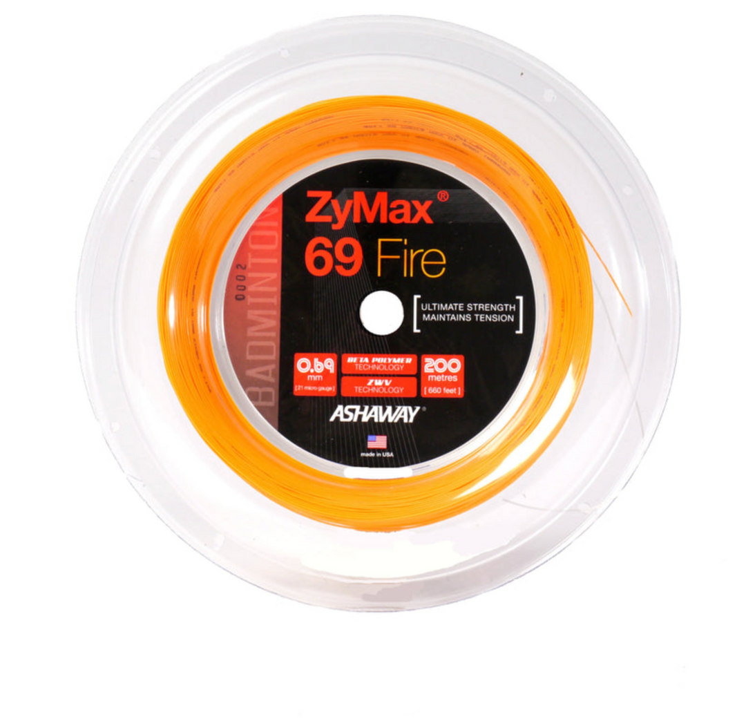 Ashaway Zymax 69 Fire String (Orange)