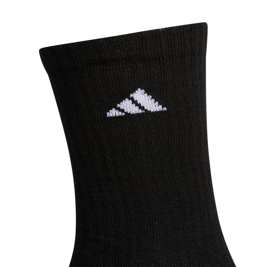 Adidas Men's Cushioned Crew Socks (Black)