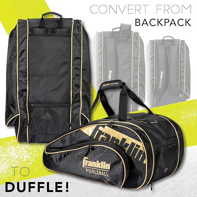 Franklin Pickleball Pro Series Bag Black/Gold