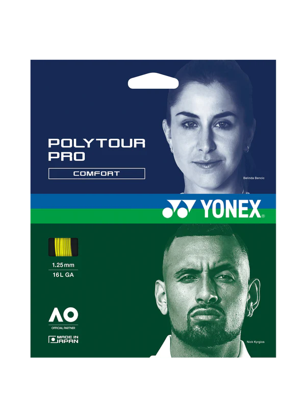 Yonex Polytour Pro 16/1.25 mm String Reel – TopSpin Tennis Shop