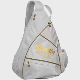 Franklin Sling Back Pack (White/Gold)