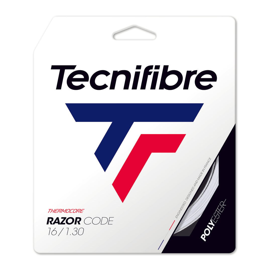 Tecnifibre Razor Code 16g/ 1.30 - White