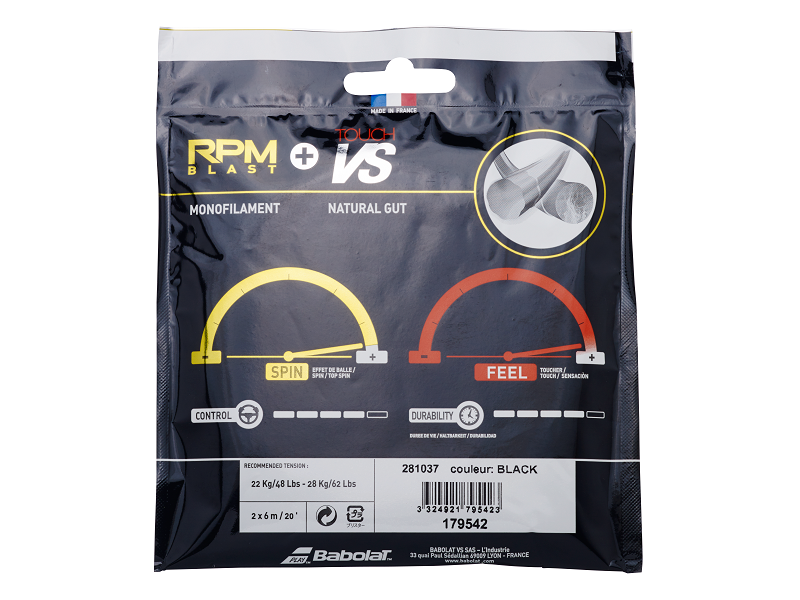 Babolat Hybrid RPM Blast 17g + VS 16g