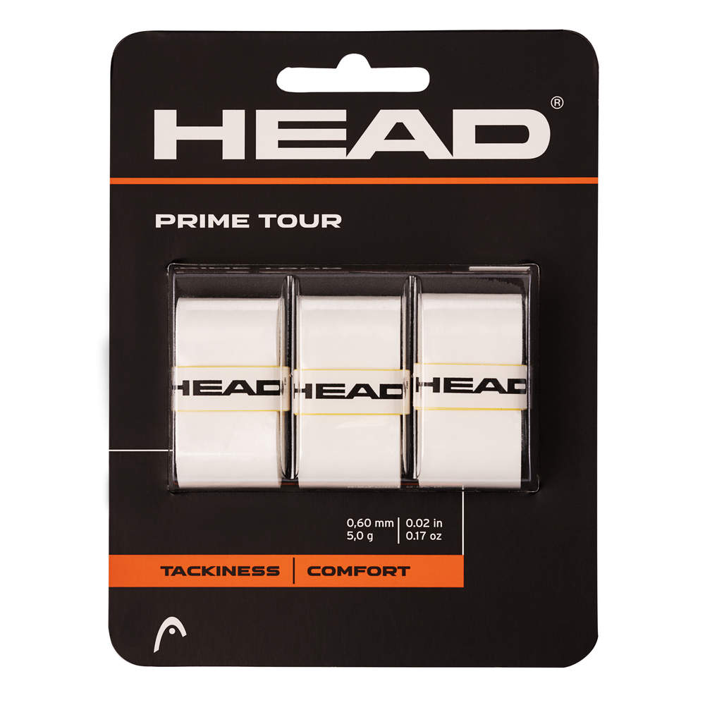 Head Prime Tour Overgrips - White