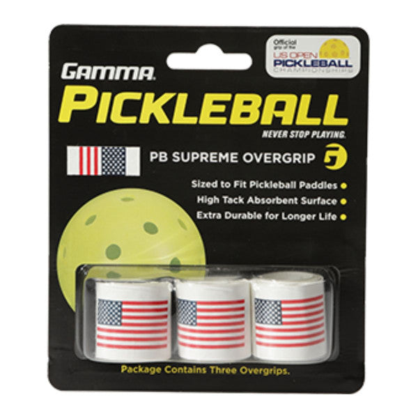 Gamma Fashion Overgrip - Supreme Ball & Stars-Stripes Pickleball