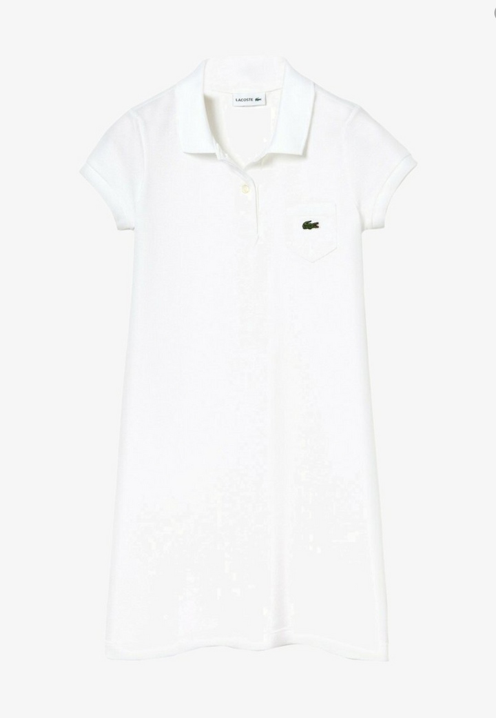 Lacoste Girl Junior Tennis Dress EJ2816 White Dress 