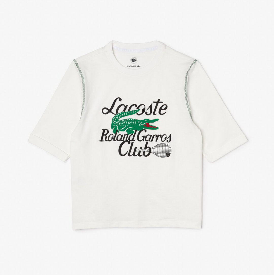 Lacoste Women’s Roland Garros Edition Cotton Tee