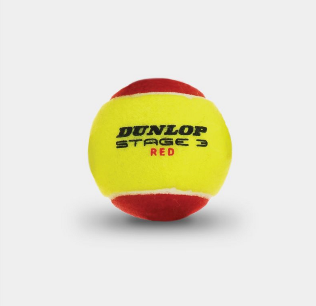 Dunlop Junior Starter Red 12 balls Stage 3