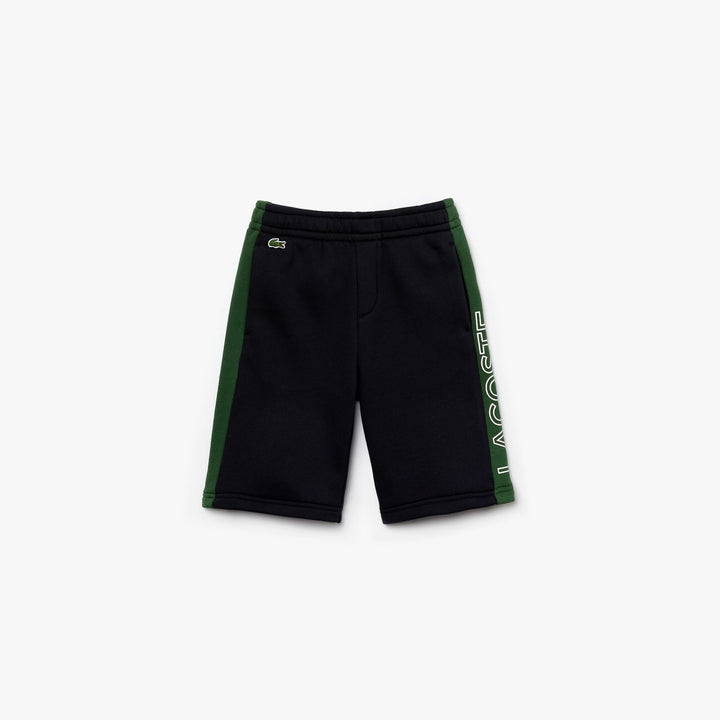 Lacoste Boy’s Sport Two-Tone Fleece Shorts