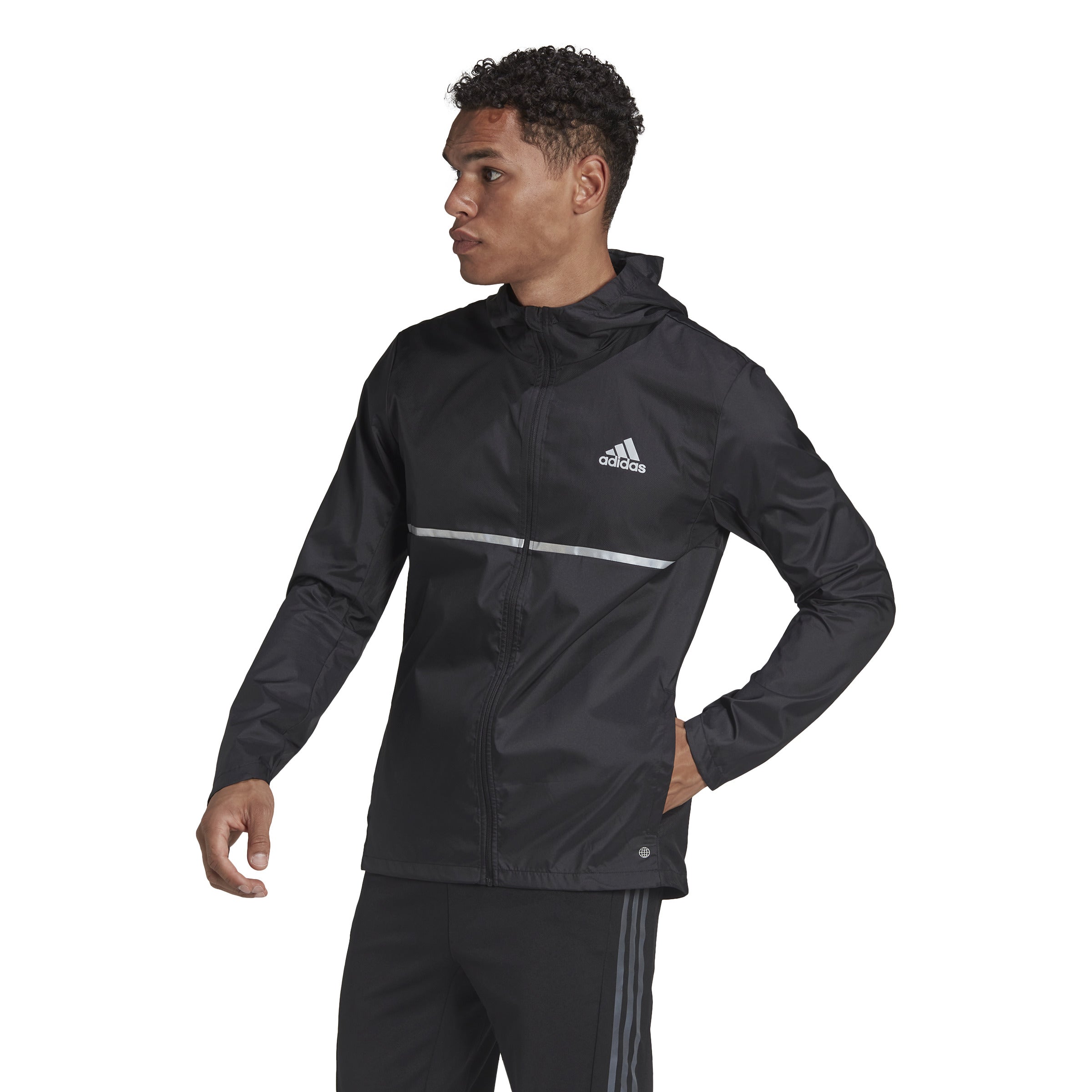 On the run jacket adidas hotsell