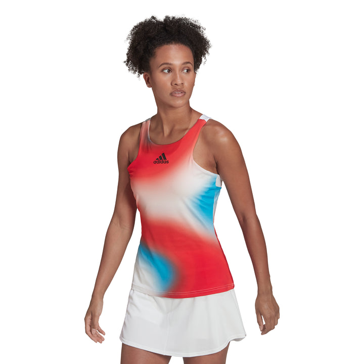 Adidas Melbourne Y-Tank From Adidas Tennis SS 2022 Collection Women Sport Apparel HA7614
