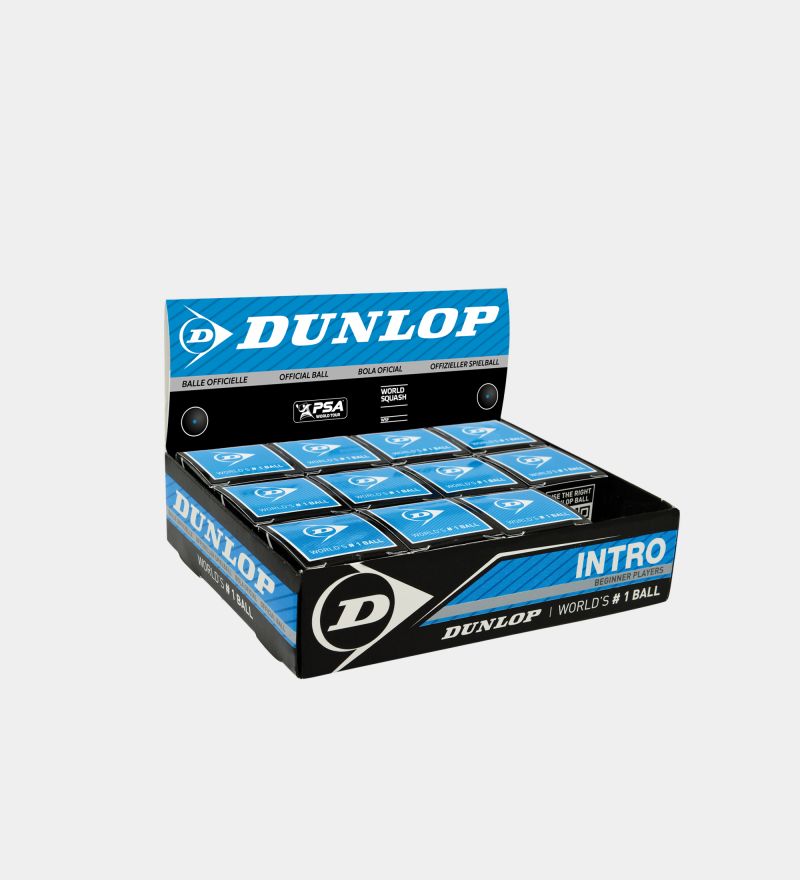 Dunlop Intro Squash | case | 12 balls