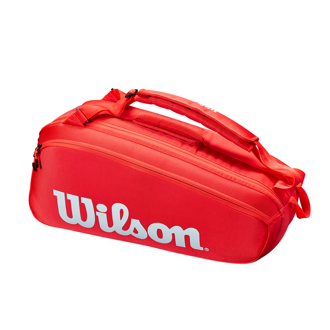 WR8010701001 Wilson Tennis Bag Super Tour 6 Pk 