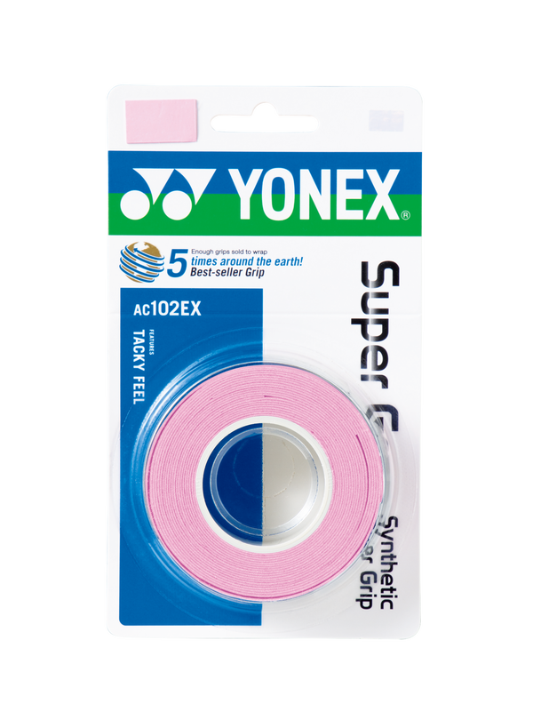 Yonex Super Grip Overgrips (Fench Pink)