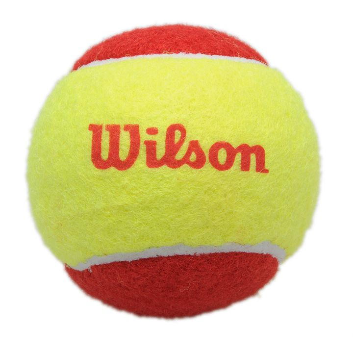 Wilson Junior Starter Red 12 Balls Stage 3 - Junior Tennis Ball - Balles de tennis junior - Balles rouges - WRT137100