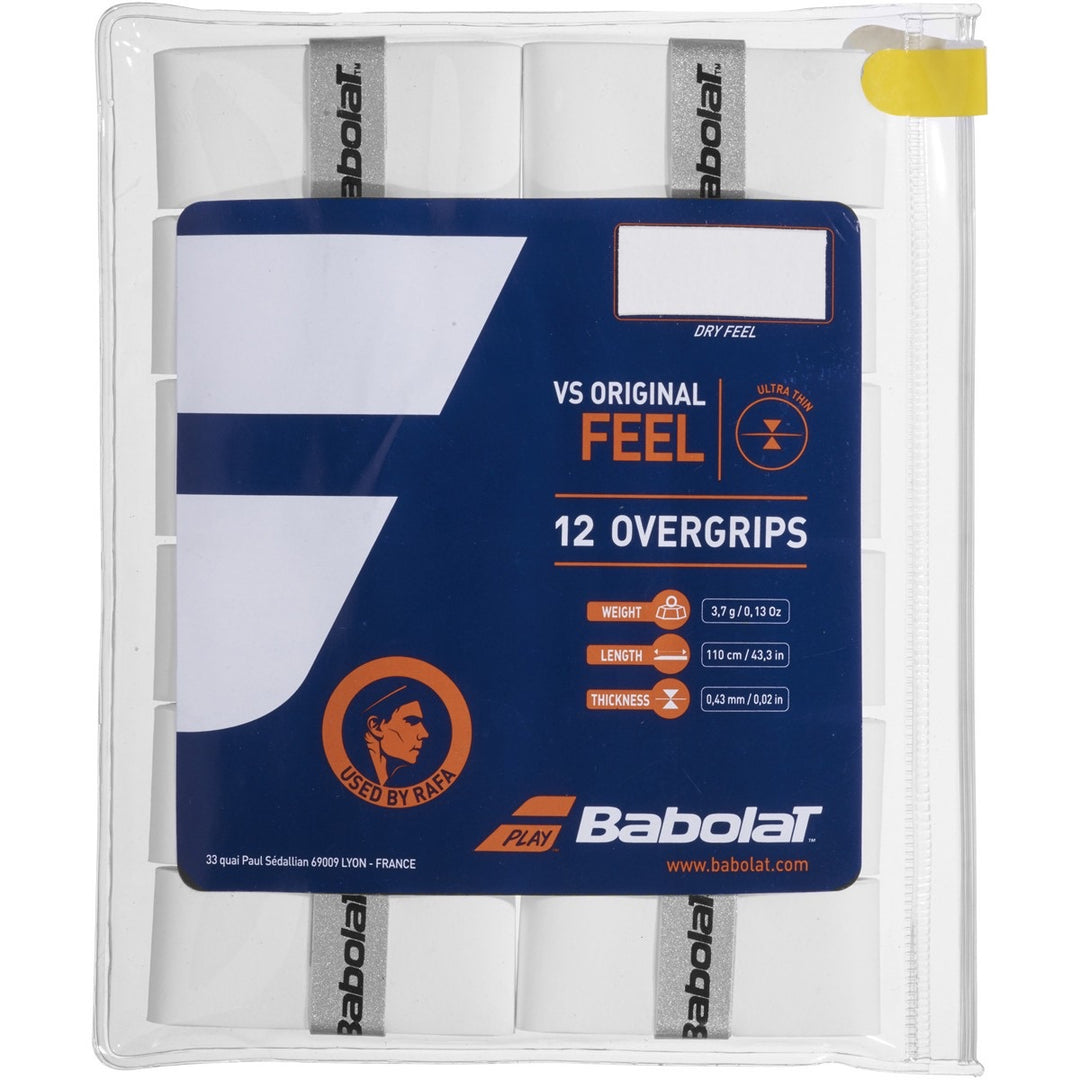Babolat VS Original Overgrips 12x - White