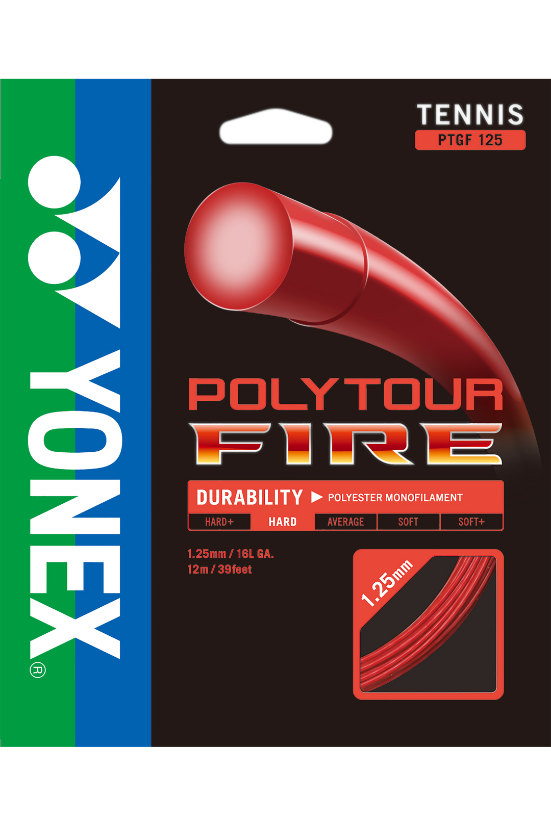 YONEX POLYTOUR FIRE 16G / 1.25 mm