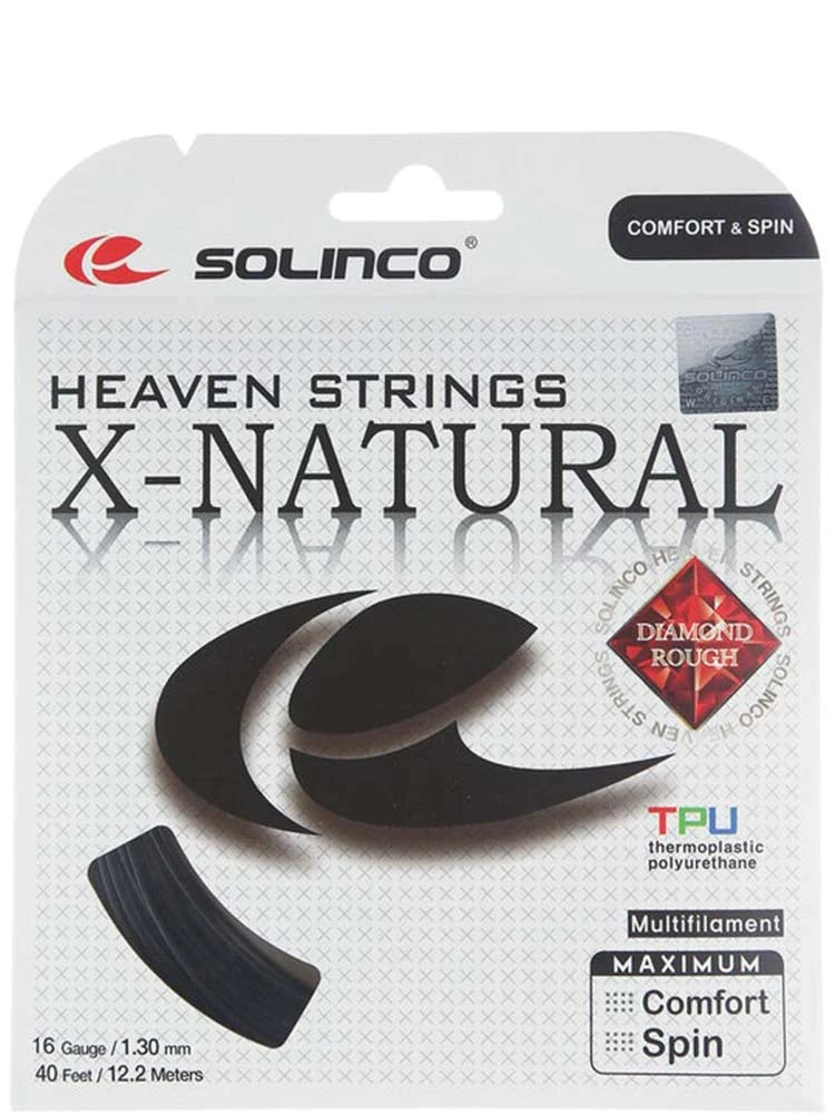 Solinco X-Natural 16g Solinco best tennis string multifilament 16g 