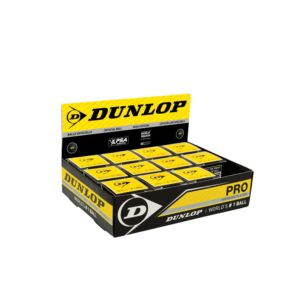 700108US Dunlop Squash World's #1 Ball Advances player douzen 